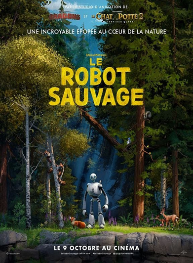 Affiche film Le robot sauvage
